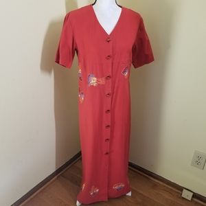 Sag Harbor Red Dress/Size 14/NWOT